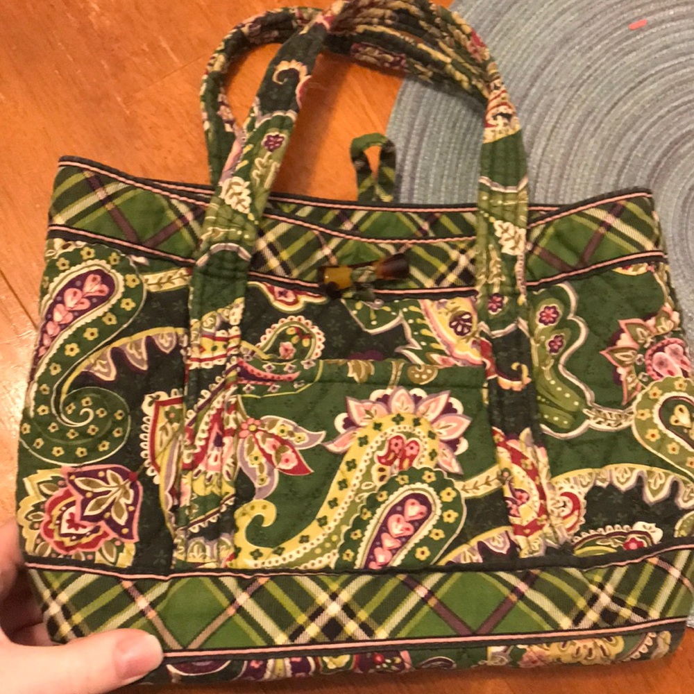 Vera Bradley Chelsea green small purse